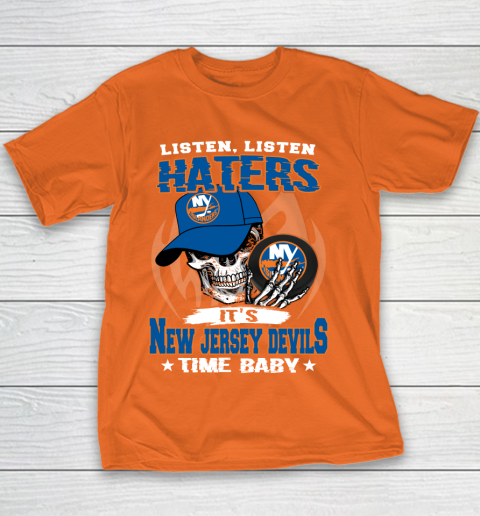 Listen Haters It is ISLANDERS Time Baby NHL Youth T-Shirt 4