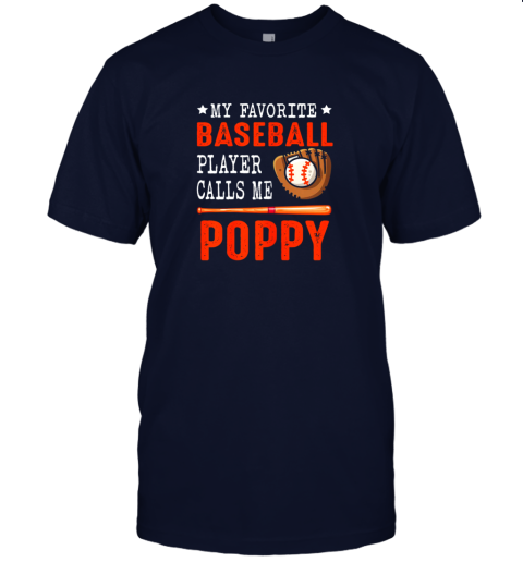 6wdi my favorite baseball player call me poppy funny jersey t shirt 60 front navy