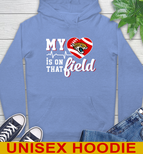 NFL My Heart Is On That Field Football Sports Jacksonville Jaguars Hoodie 11