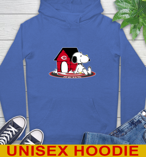MLB Baseball Cincinnati Reds Snoopy The Peanuts Movie Shirt Hoodie 9