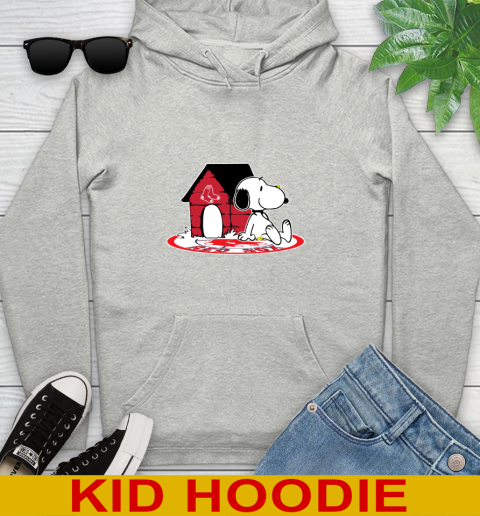 MLB Baseball Boston Red Sox Snoopy The Peanuts Movie Shirt Youth Hoodie