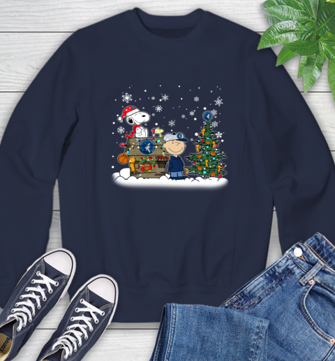 Minnesota Timberwolves NBA Basketball Christmas The Peanuts Movie Snoopy Championship Sweatshirt 2