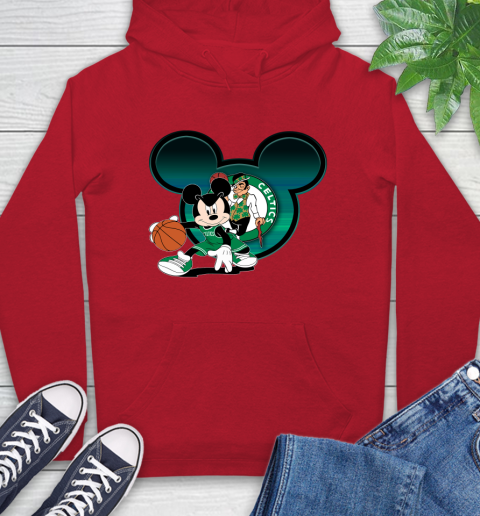 NBA Boston Celtics Mickey Mouse Disney Basketball Hoodie 10