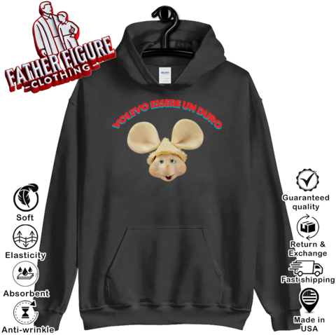 Topo Gigio Volevo Essere Un Duro Hoodie
