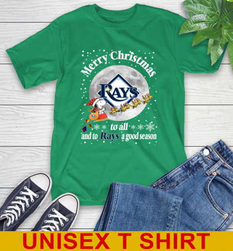 Tampa Bay Rays Merry Christmas To All And To Rays A Good Season MLB Baseball Sports T-Shirt 7