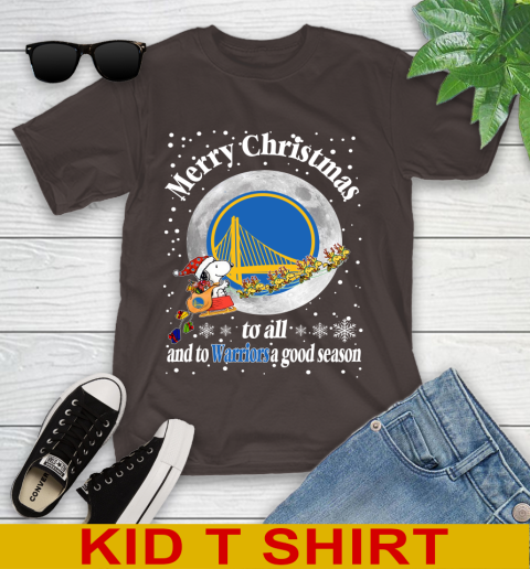 Golden State Warriors Merry Christmas To All And To Warriors A Good Season NBA Basketball Sports Youth T-Shirt 6