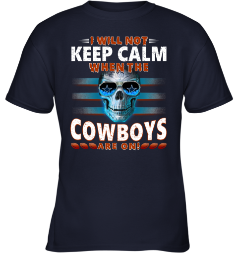 NFL Team Apparel Youth Dallas Cowboys Run it Back White T-Shirt