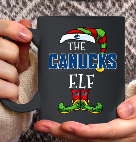 Vancouver Canucks Christmas ELF Funny NHL Ceramic Mug 11oz