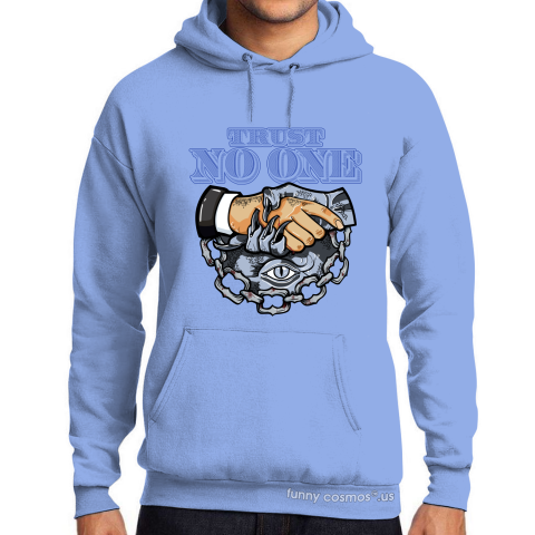 Air Jordan 1 Racer Blue Matching Sneaker Tshirt Trust No One Eye Blue and White Jordan Tshirt