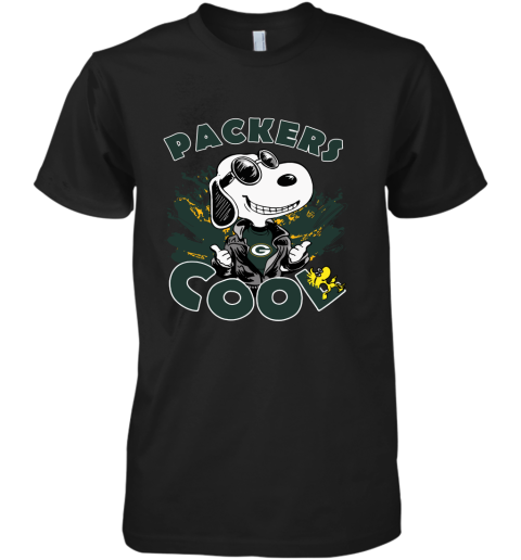 Green Bay Packers Snoopy Joe Cool We're Awesome Premium Men's T-Shirt