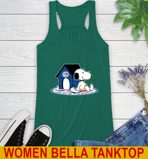 MLB Baseball Toronto Blue Jays Snoopy The Peanuts Movie Shirt Racerback Tank 7