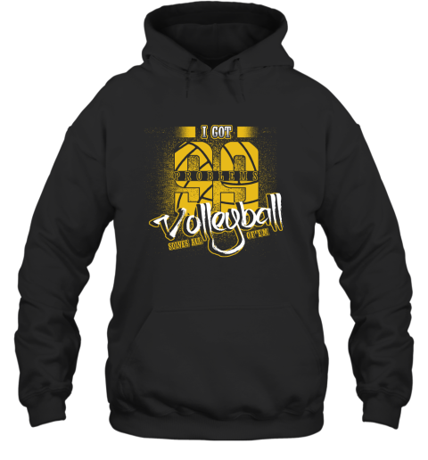 I Got 99 Problems Volleyball Solves All Of'em Hoodie