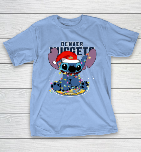 Denver Nuggets NBA noel stitch Basketball Christmas T-Shirt 8