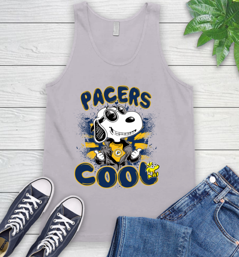 NBA Basketball Indiana Pacers Cool Snoopy Shirt Tank Top - Image 4