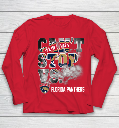 NHL Florida Panthers Hockey Can't Stop Vs Youth Long Sleeve 8