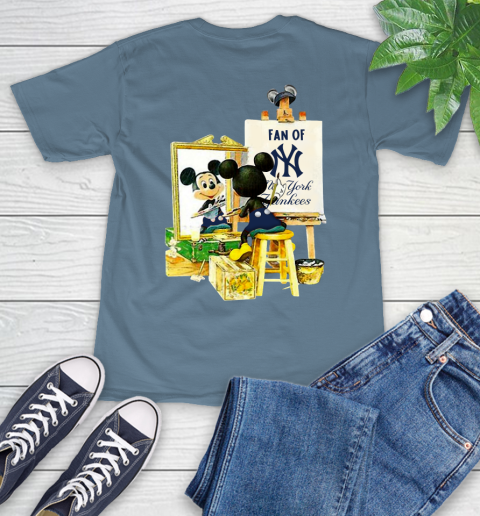MLB Baseball New York Yankees Mickey Drawing Shirt 9