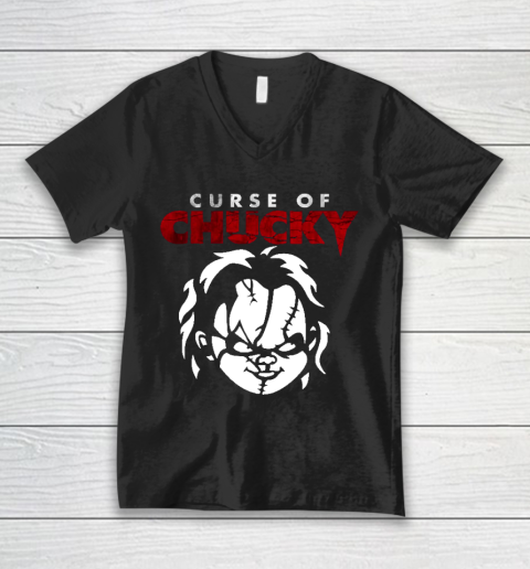 Chucky Tshirt Curse Of Chucky V-Neck T-Shirt