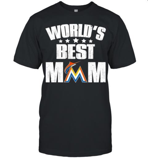 World'S Best Miami Marlins Mom Unisex Jersey Tee