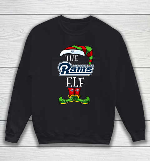 Los Angeles Rams Christmas ELF Funny NFL Sweatshirt
