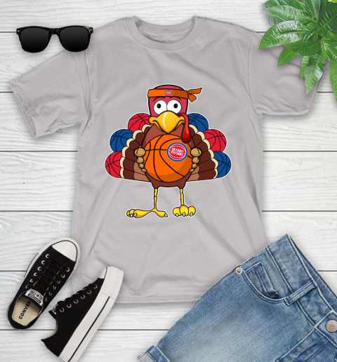 Detroit Pistons Turkey thanksgiving day Youth T-Shirt 12