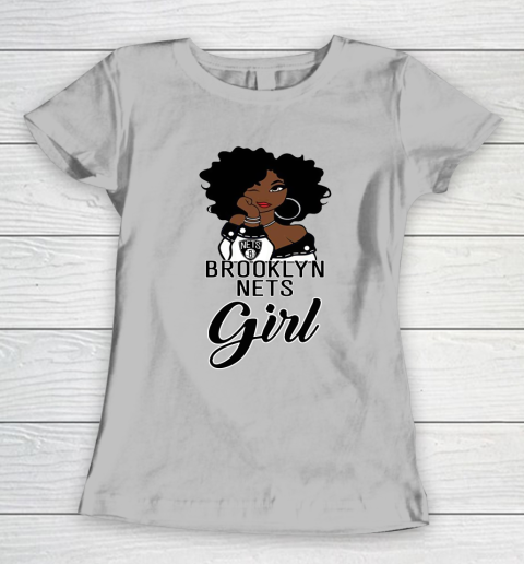 Brooklyn Nets Girl NBA Women's T-Shirt 6