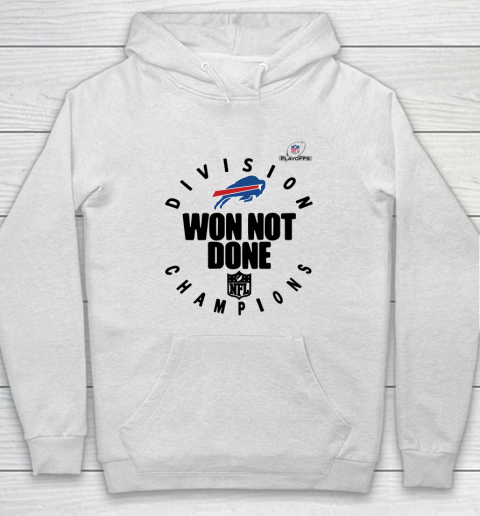 Buffalo Bills East Champions 2020 NFL Playoffs Division Won Not Done Hoodie