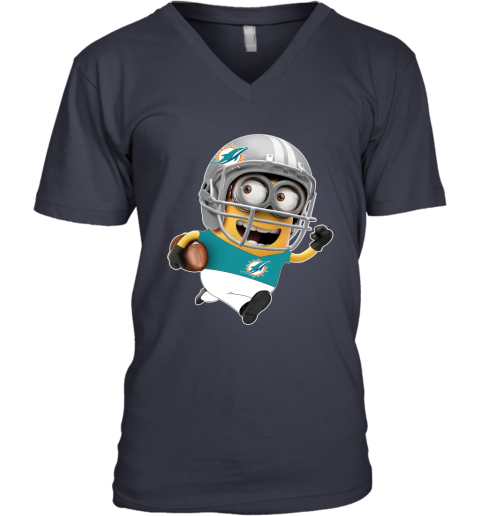 NFL Miami Dolphins Minions Disney Football Sports T-Shirt