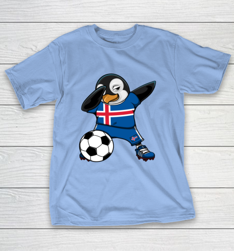 Dabbing Penguin Iceland Soccer Fans Jersey Football Lovers T-Shirt 18