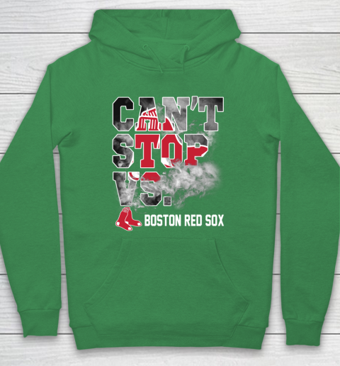 Green red top sox hoodie
