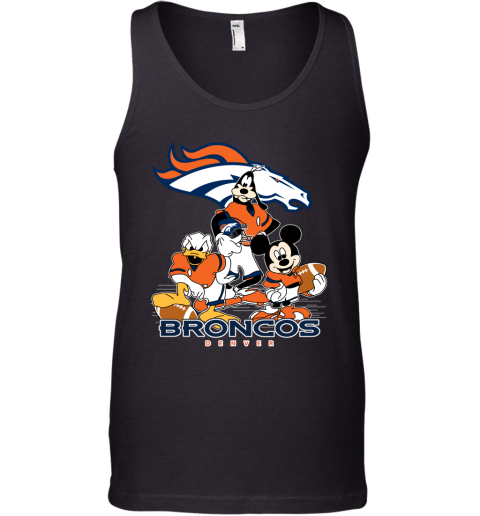 NFL Denver Broncos Mickey Mouse Donald Duck Goofy Football T Shirt -  Rookbrand