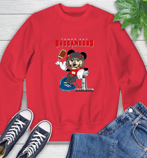 NFL Tampa Bay Buccaneers Mickey Mouse Disney Super Bowl Football T Shirt Sweatshirt 10