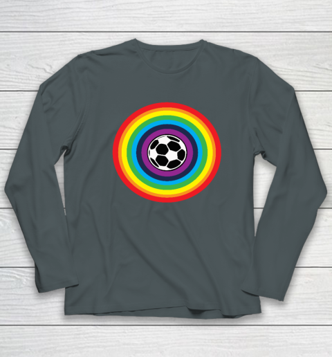 Grant Wahl Rainbow Shirt LGBT Rainbow Colours Soccer Football Worldcup 2022 Qatar Long Sleeve T-Shirt 3