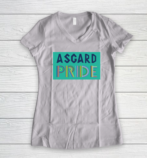 Asgard Pride LGBT Women's V-Neck T-Shirt