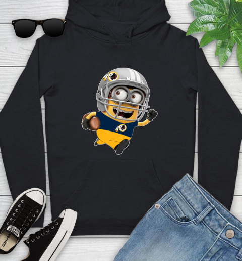 NFL Washington Redskins Minions Disney Football Sports Youth Hoodie 2