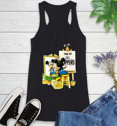 NBA Basketball LA Clippers Mickey Drawing Shirt 37