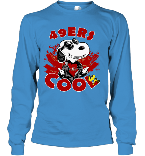 San Francisco 49ers Snoopy Joe Cool We're Awesome Youth Sweatshirt 