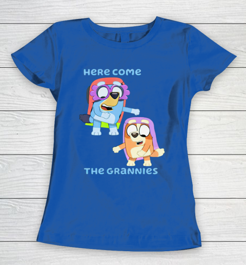 Blueys Shirt Here Come The Grannies Women's T-Shirt 8