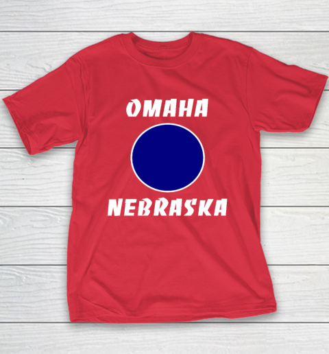 Nebraska Blue Dot Democratic 2nd District Omaha Youth T-Shirt 7
