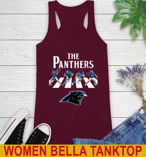 NFL Football Carolina Panthers The Beatles Rock Band Shirt Racerback Tank 2