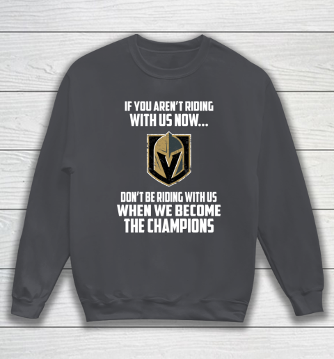 NHL Vegas Golden Knights Hockey We Become The Champions Sweatshirt 4