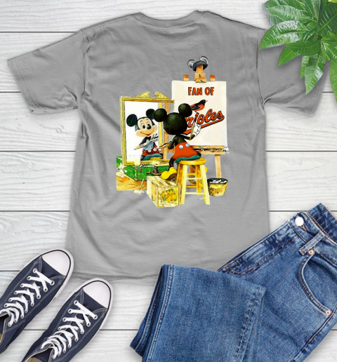 MLB Baseball Baltimore Orioles Mickey Drawing Shirt 48