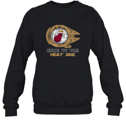 NBA Come To The Miami Heat Side Star Wars Basketball Sports Sweatshirt