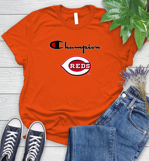 MLB Baseball Cincinnati Reds Champion Shirt Women's T-Shirt 2