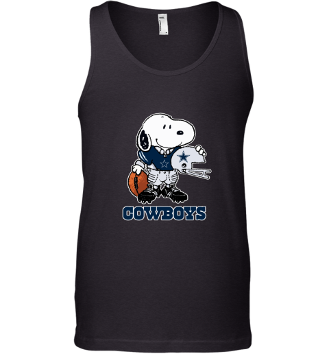 Snoopy A Strong And Proud Dallas Cowboys Player NFL Tank Top