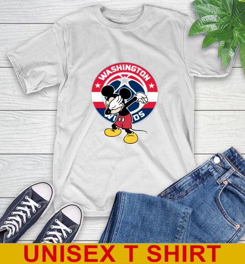 Washington Wizards NBA Basketball Dabbing Mickey Disney Sports T-Shirt