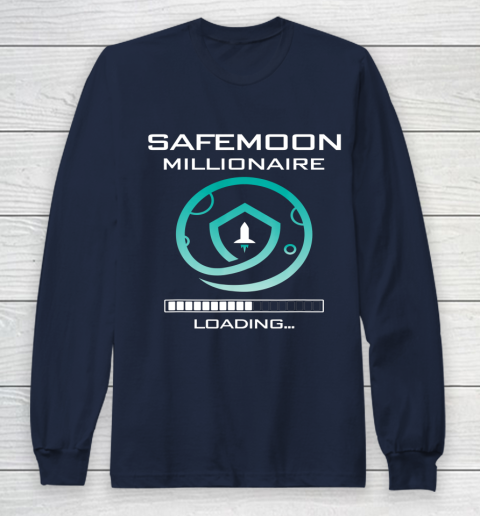 Funny Safemoon Millionaire Crypto Long Sleeve T-Shirt 2
