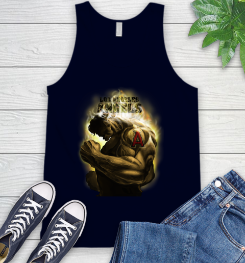 Los Angeles Angels MLB Baseball Hulk Marvel Avengers Sports Tank Top 2