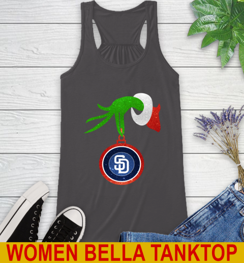 San Diego Padres Grinch Merry Christmas MLB Baseball Racerback Tank 12