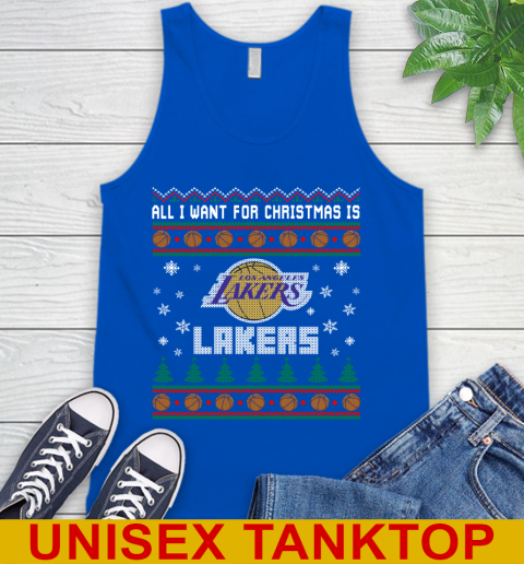 NBA Basketball All I Want For Christmas Is Los Angeles Lakers 70