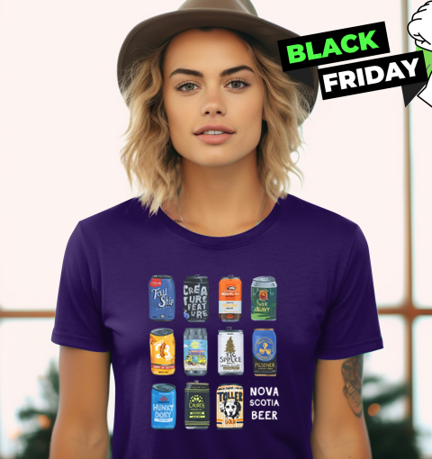 knut nova scotia beer ladies t shirt 20 front purple